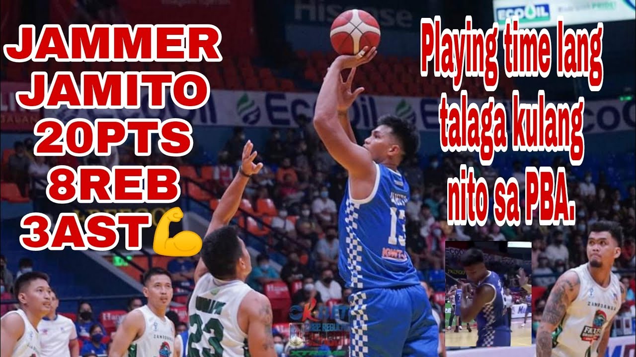 Jammer Jamito 20pts 8reb 3ast💪Playing time lang talaga kulang nito sa PBA💪@JAMERTORISTA