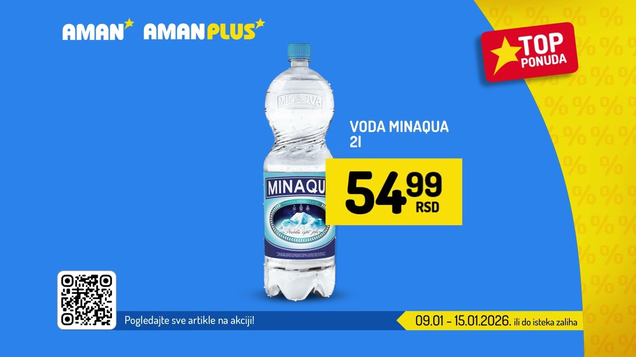 AMAN AKCIJA SAMO DO 15.01. ⚡️ ODABRANA PIĆA