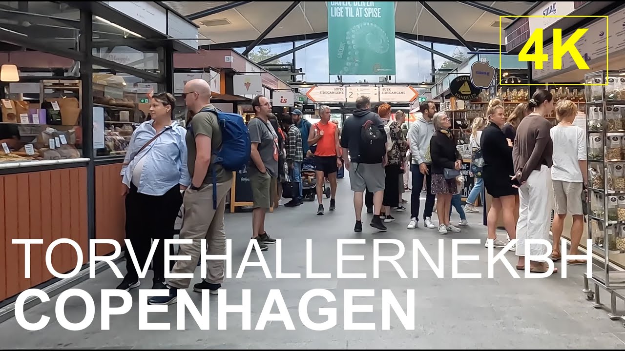 COPENHAGEN | TorvehallerneKBH Food Hall | 4K Tour