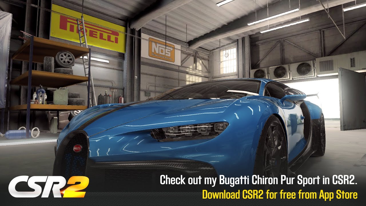【CSR2】Chiron Pur Sport, shift & tune for 7.248