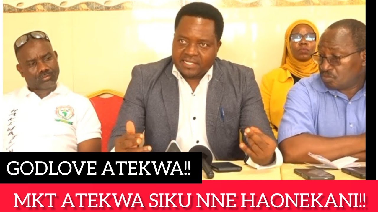 GODLOVE ATEKWA,VIONGOZI WATOA TAMKO LA MGOMO
