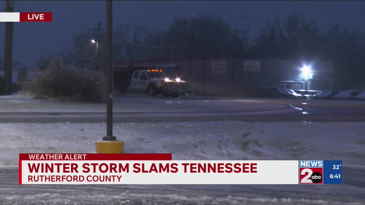 Rain complicating conditions in Murfreesboro