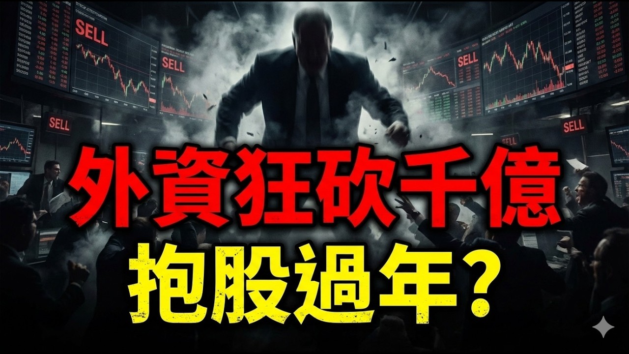 外資狂砍千億，抱股過年? |股市|力積電|群創|友達|旺宏|華邦電|聯電|記憶體|台積電|輝達|Google|美債|ETF|股票|財經|投資理財|台幣|美元| 02/09/26【宏爺講股】