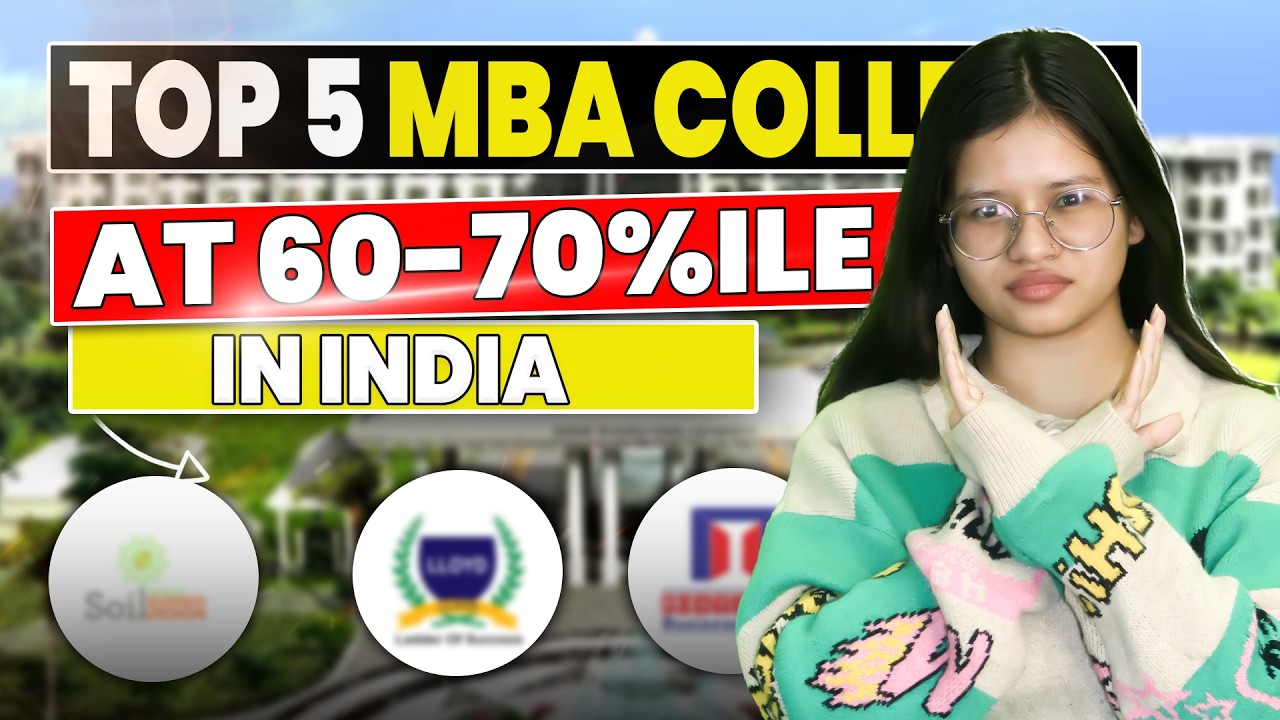 Top MBA Colleges for 60–70 Percentile Students🎓 | Fees, Cutoff & Placements | Direct Admission & ROI