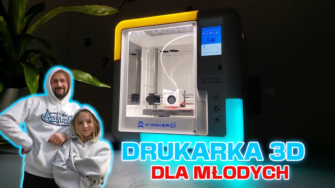 Drukarka 3D dla młodych - aoseed X-MAKER AI 4.0 - od geekbuying.pl