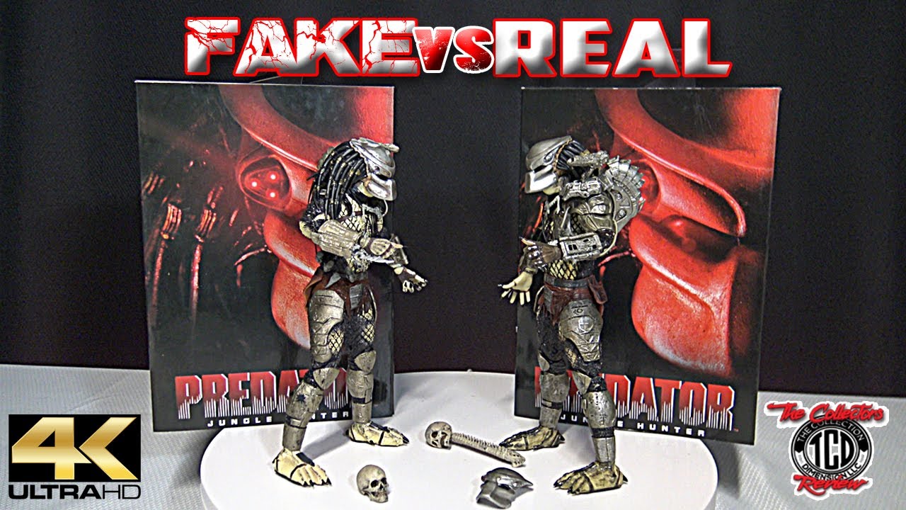 Fake Vs Real Predator Jungle Hunter Neca Action Figure Review