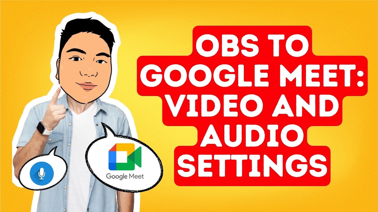 OBS для Google Meet | Настройки видео и звука | Учебное пособие на филиппинском языке