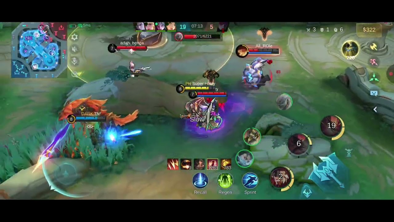 Хильда роам #mobilelegends