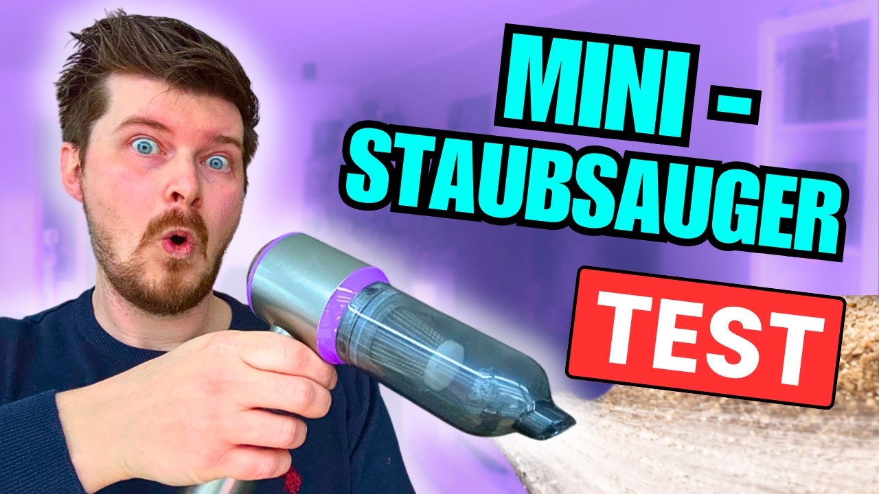 China-Gadget für 20€: Genial oder Schrott? 4in1 Mini-Staubsauger im Test