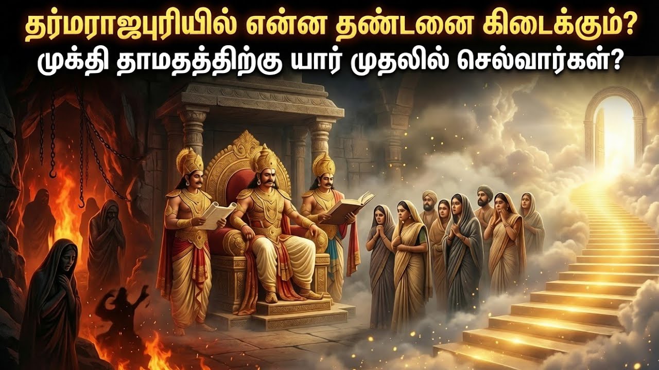 தர்மராஜபுரியில் என்ன தண்டனை கிடைக்கும்? முக்தி தாமதத்திற்கு யார் முதலில் செல்வார்கள்?