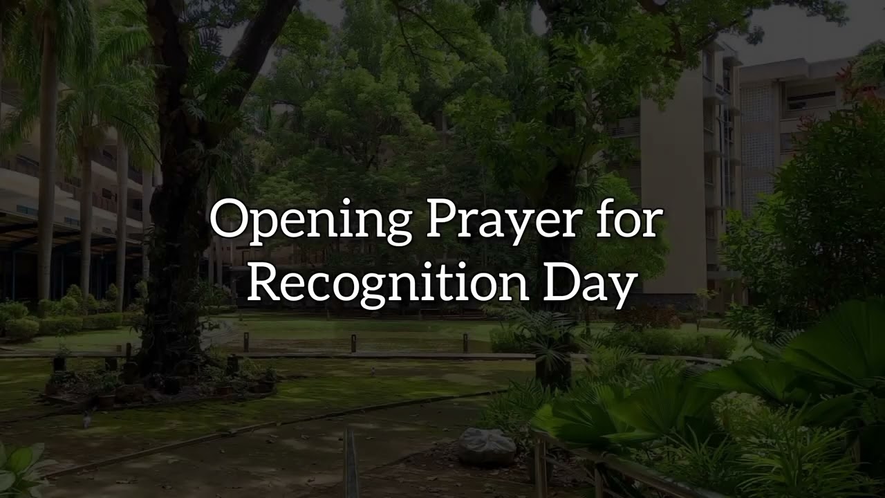 Opening Prayer for the Recognition Day