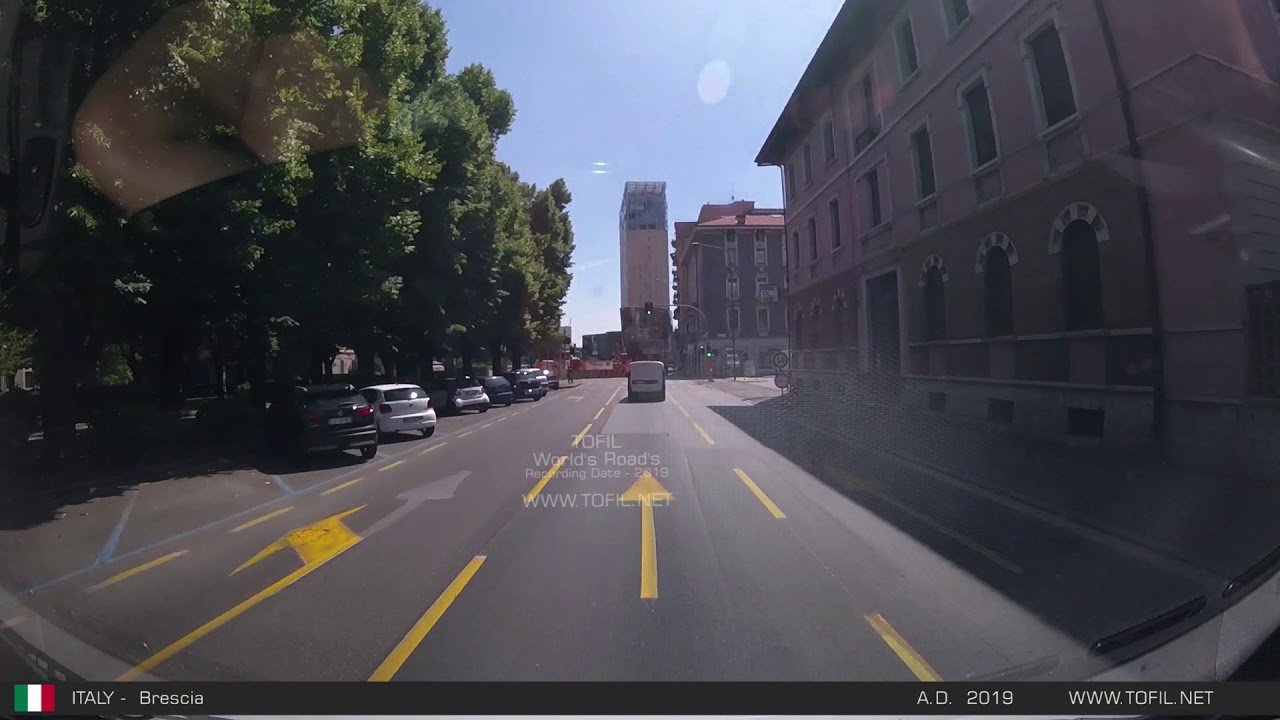 Brescia - ITALY 2019 Road Trip DASHCAM WWW.TOFIL.NET