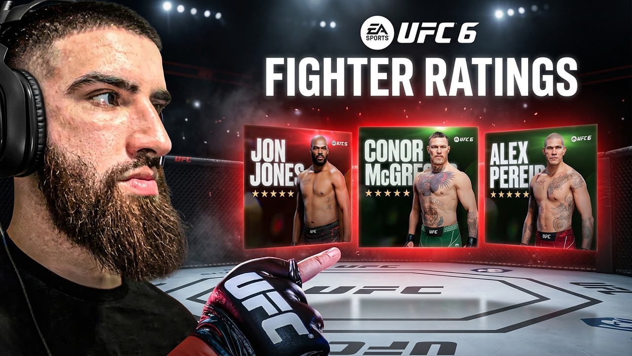 EA только что представили НОВЫХ бойцов UFC 6 и их рейтинги