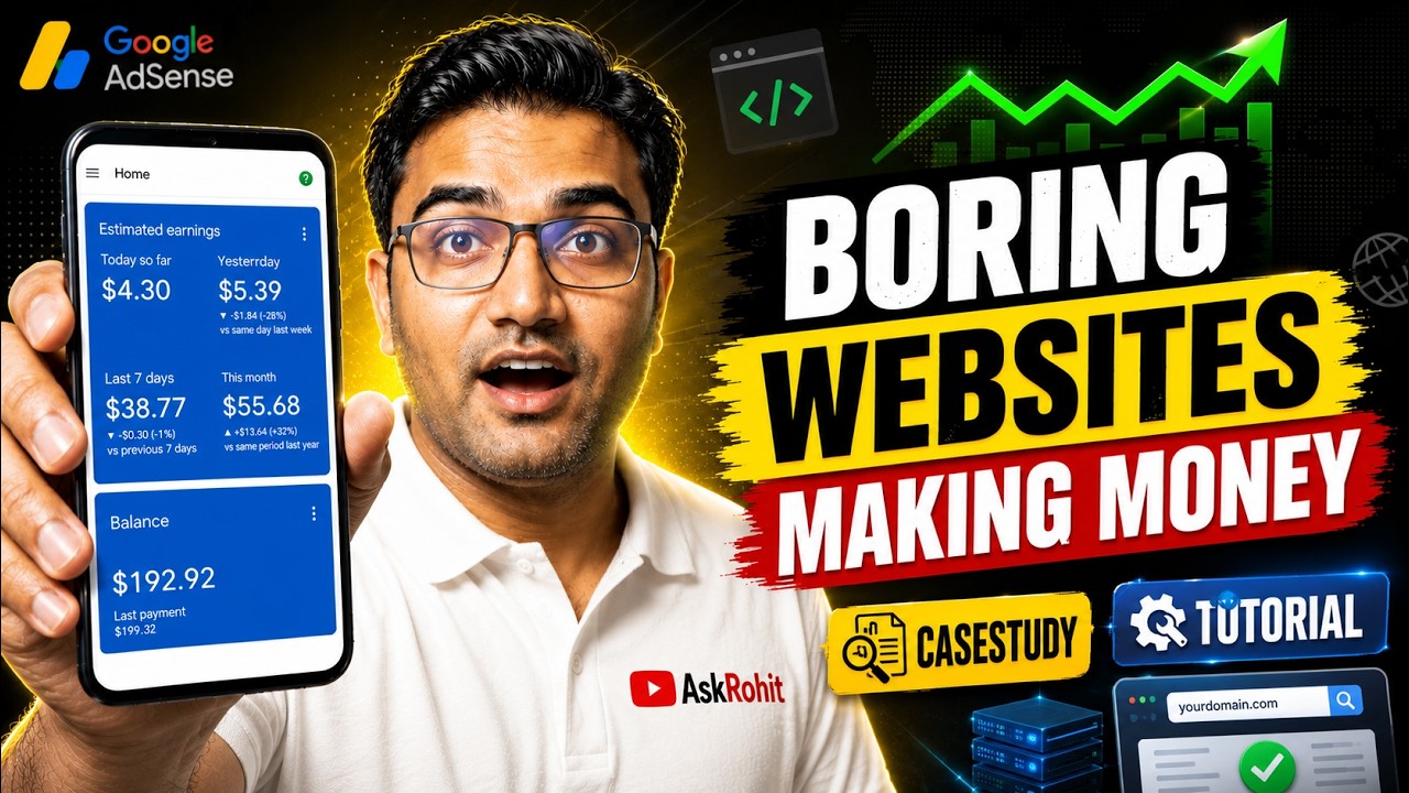 This Boring Website Still Makes Money with AdSense! 💰 (Case Study + Tutorial)