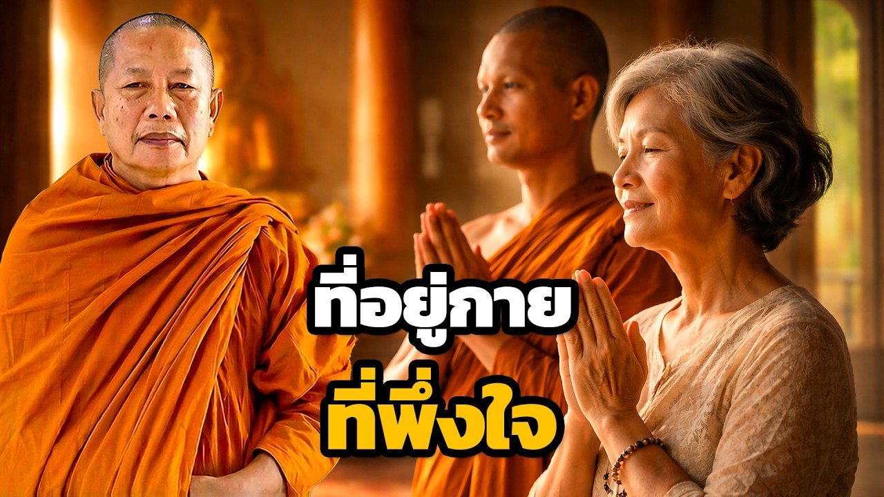บ้านคือที่อยู่ ธรรมะคือที่พึ่ง..ธรรมะคลายทุกข์ พระมหาบุญช่วย ปัญญาวชิโร