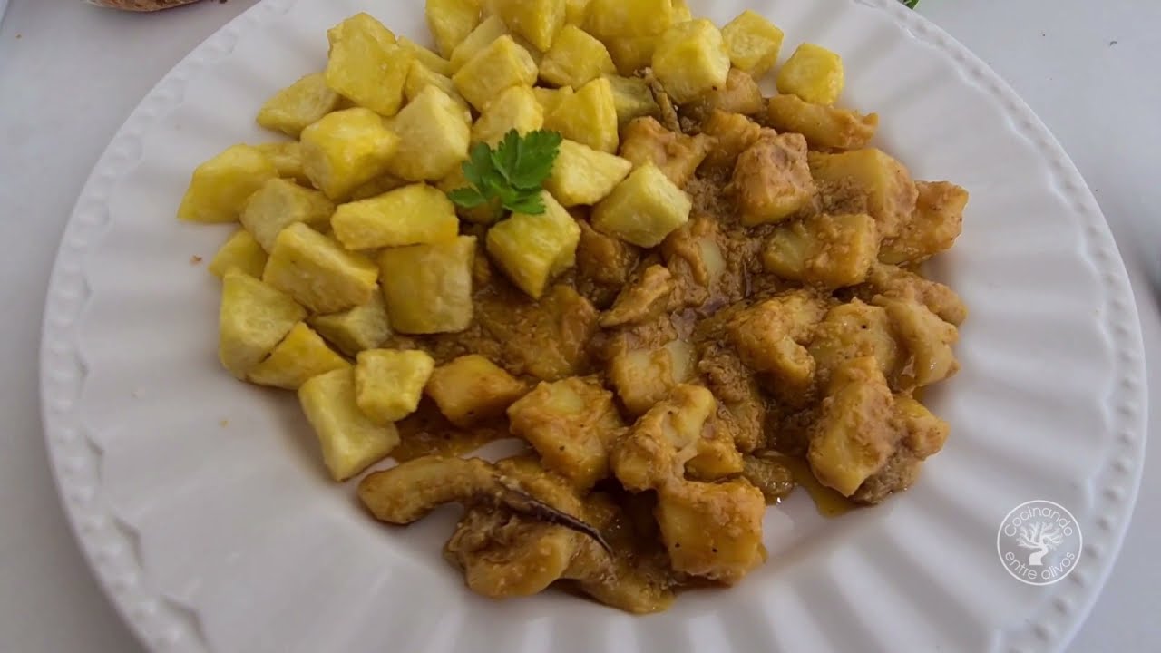 Receta de Jibia en salsa de almendras