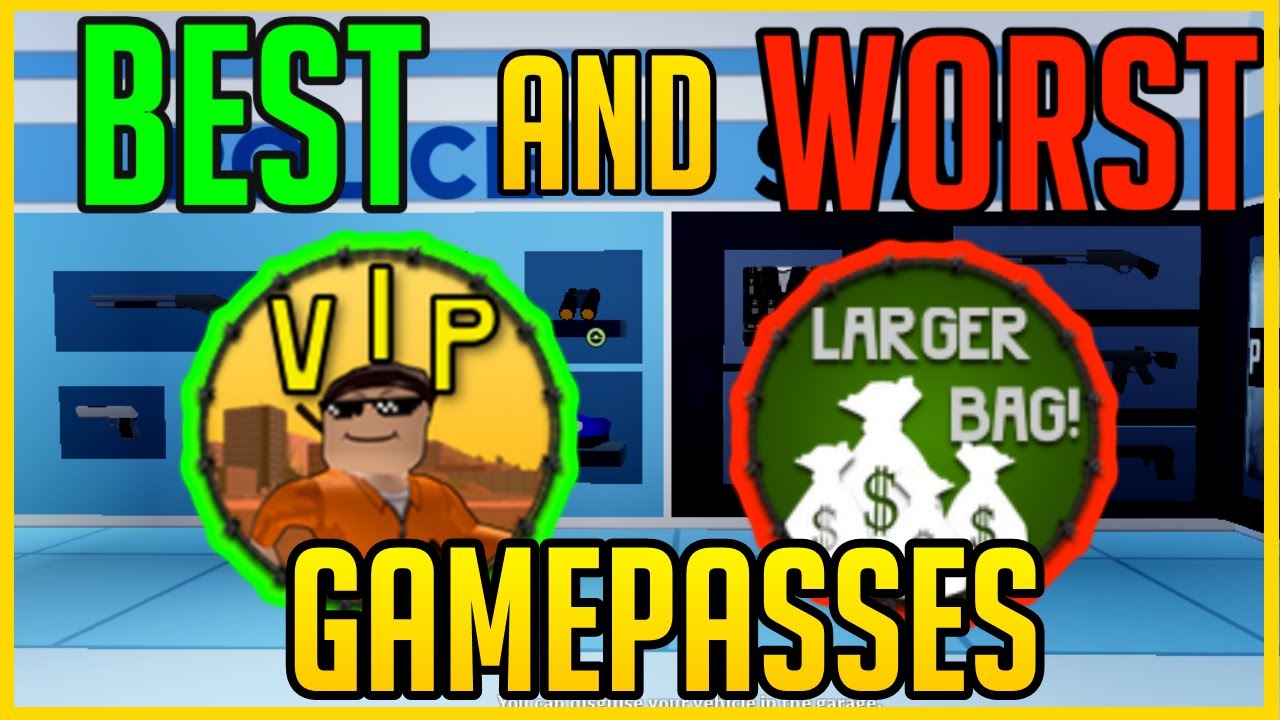 BEST and WORST Jailbreak Gamepasses
