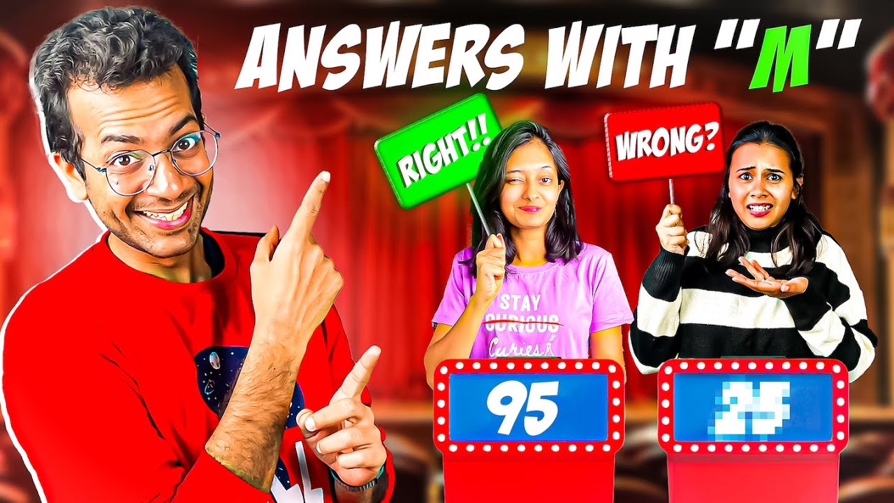 Can you crack these? (FUN Quiz Game 🤩) | Alpha Beta Game 'M' by Arey Pata Hai