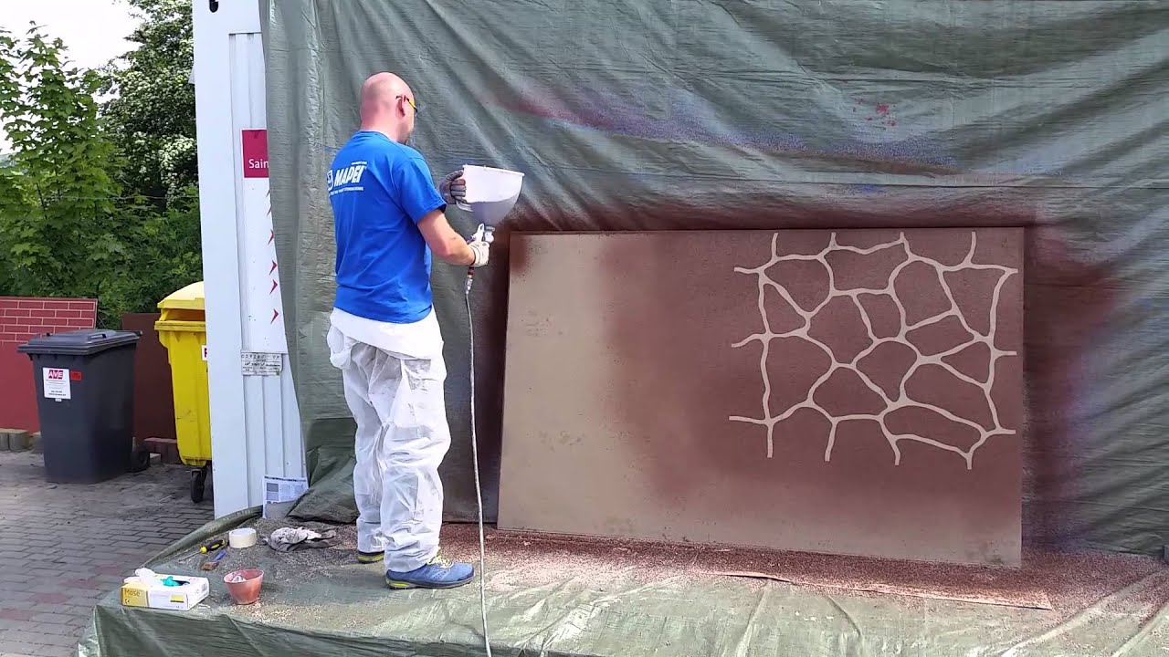 MAPEI stříkané fasády 3 - šikula Švepík