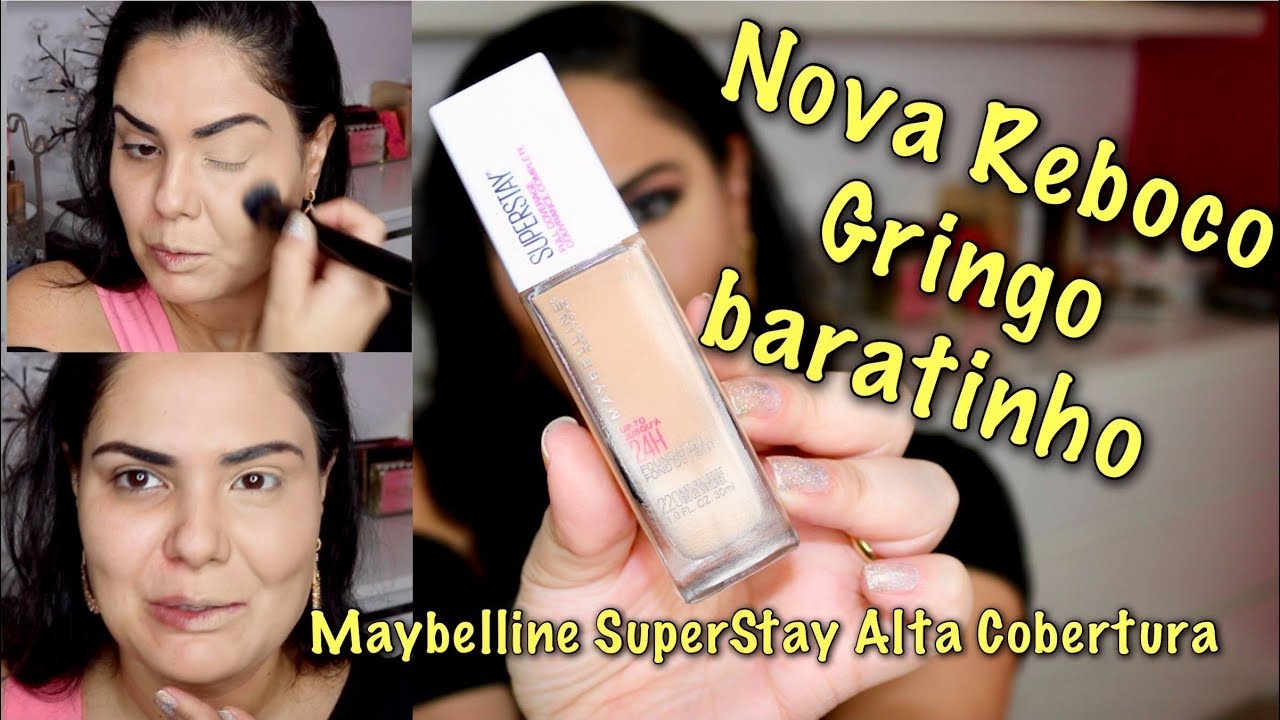 REBOCO - LANÇAMENTO MAYBELLINE - Base SuperStay 24 horas