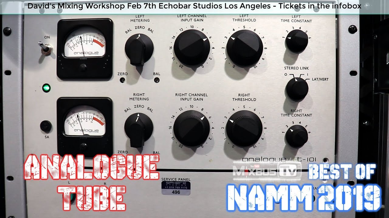 ANALOGUE TUBE 670 660 Fairchild Compressor Authentic RecreationsNAMM 2019