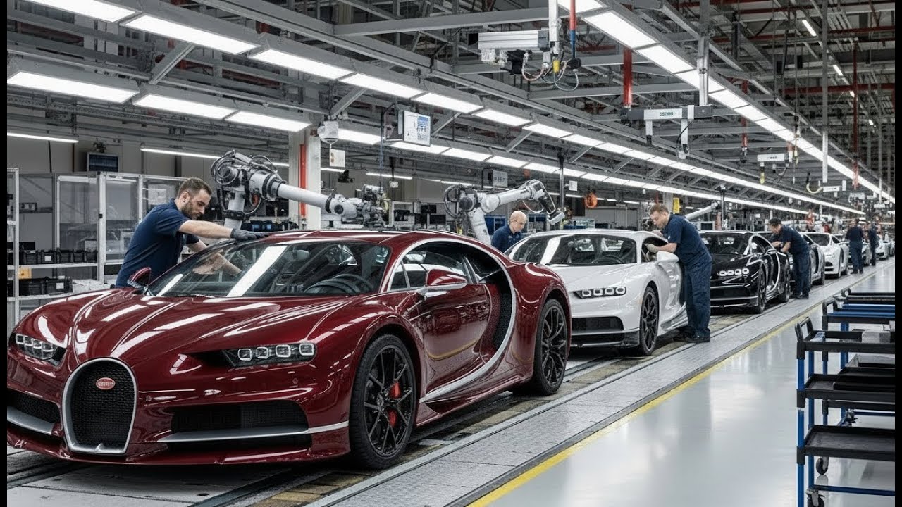 Inside the Bugatti Chiron Factory – Full Process How Luxury Cars Are Made