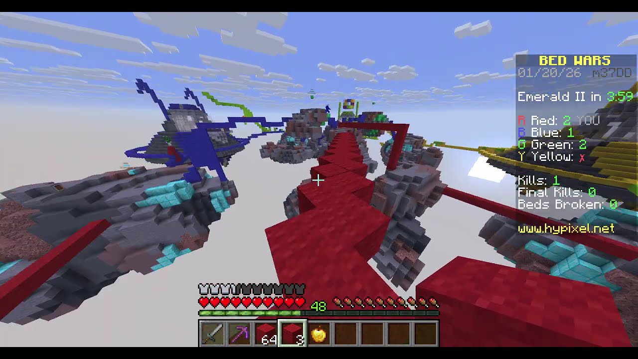 BedWars Episode 6. NEW BEDWARS MAP STRAT!!!!