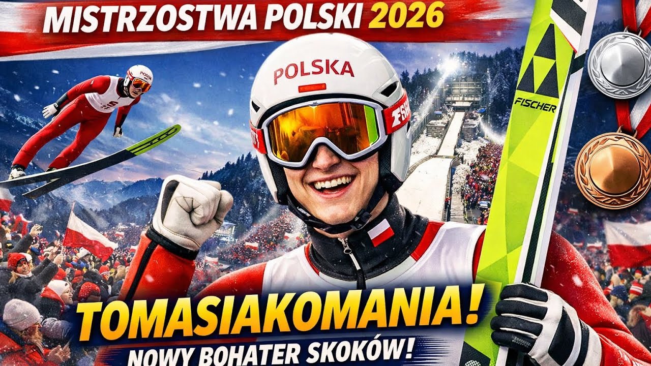 Tomasiakomania w Wiśle! 🔥 Kacper Tomasiak faworytem Mistrzostw Polski 2026 w skokach narciarskich!
