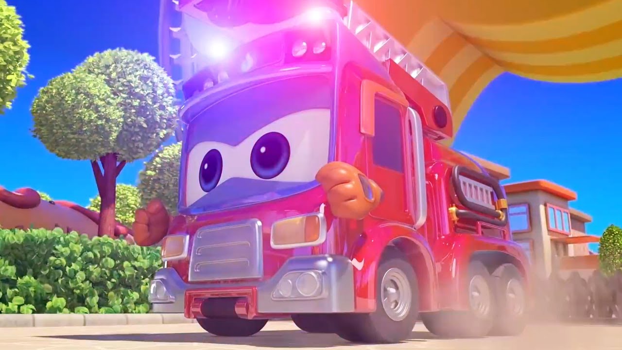 Школьный Автобус Гордон 🚌 НАДУВНОЙ ЗАМОК (39 серия/1 сезон) 🚌 Развивающий мультфильм