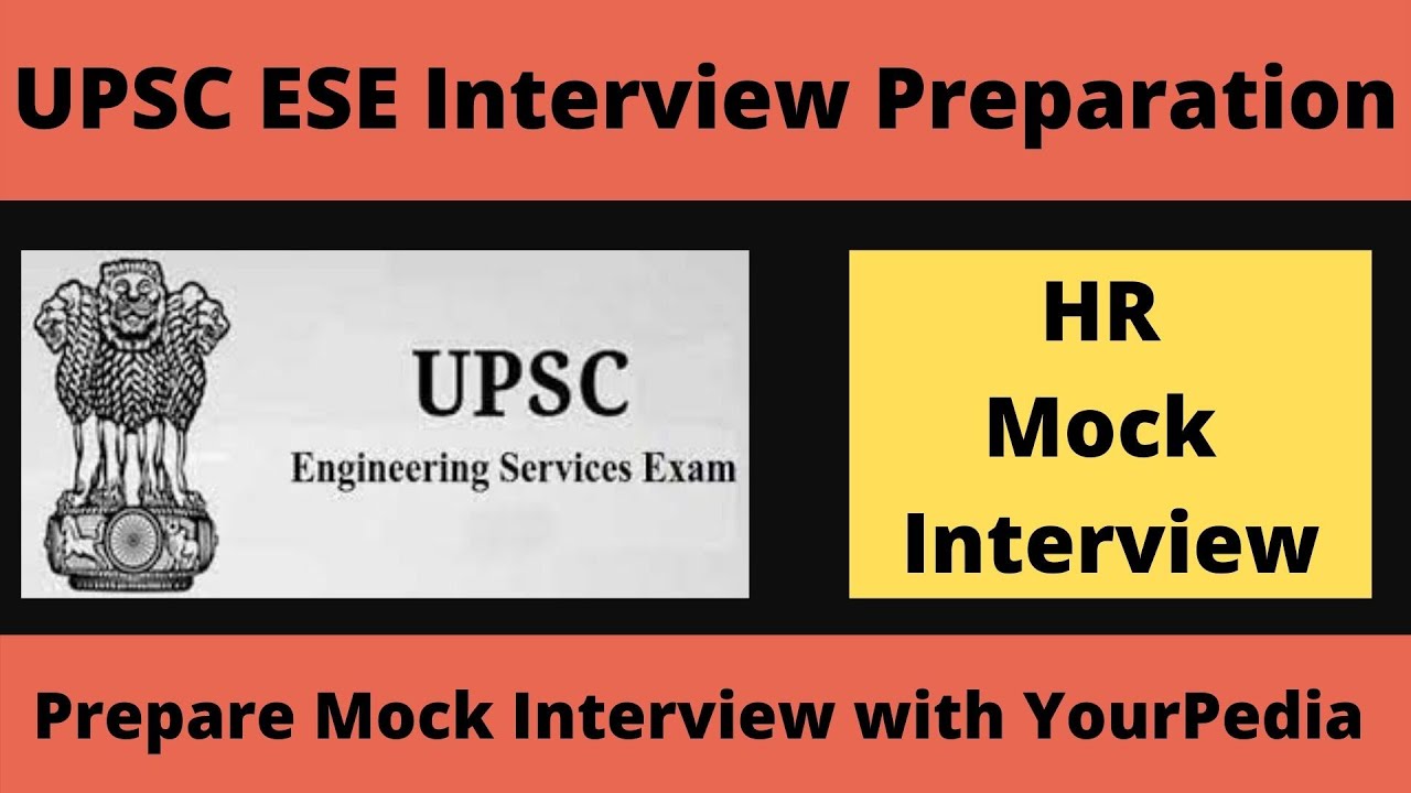 UPSC ESE HR Mock Interview | UPSC ESE Interview Preparation | UPSC ESE Personality Test Preparation