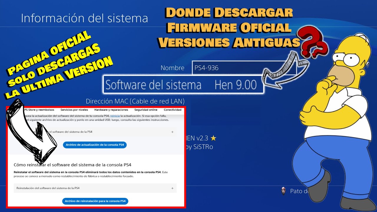 Buscas Firmware de Sistema PS4 (5.05 - 6.72 - 9.00)❓❓❓ Aqui lo encontraras.....