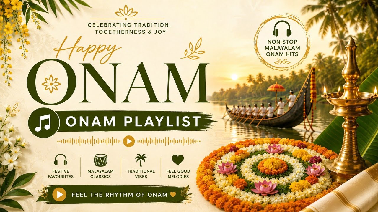  FAVOURITE ONAM SONGS 🌼 | BEST ONAM MUSIC