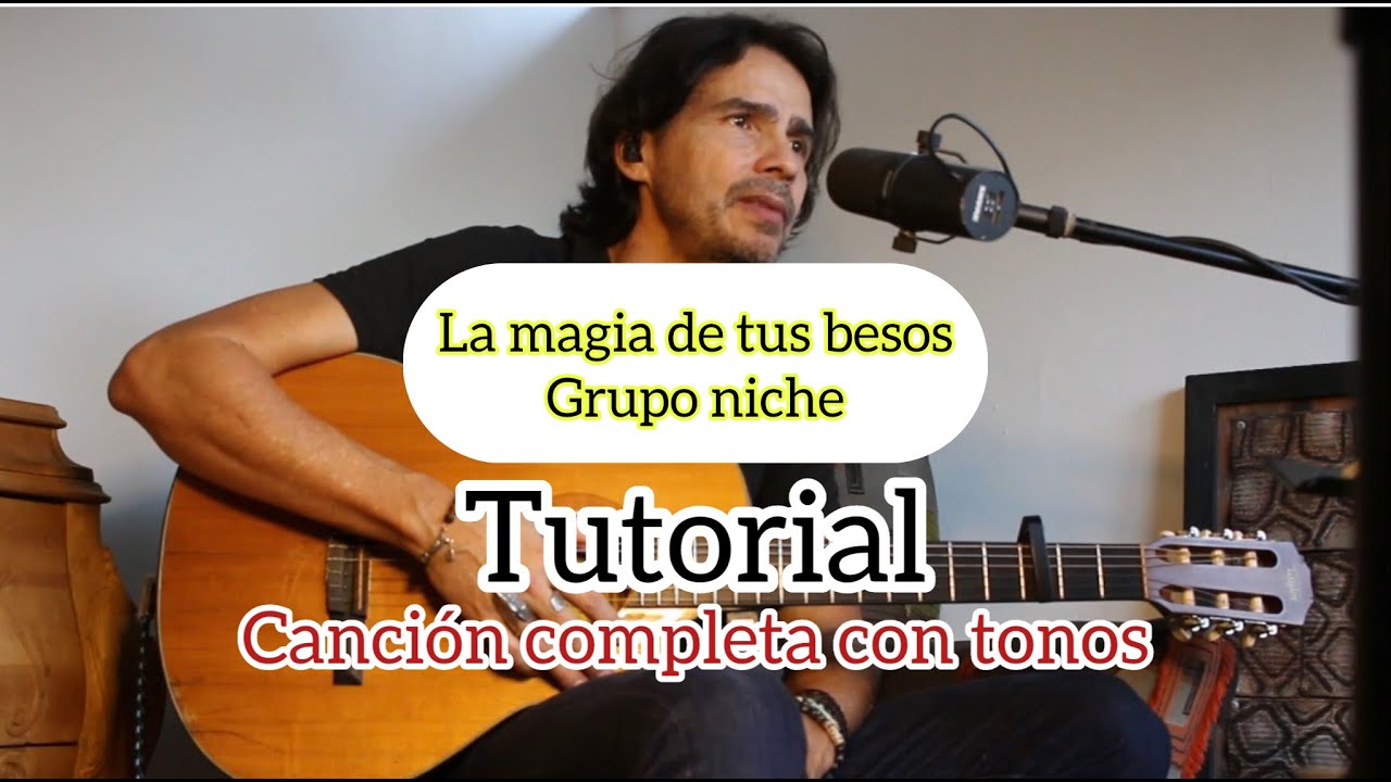 Tutorial guitarra,  cancion con notas, Alejandro Bassi #lamagiadetusbesos #gruponiche #guitarrafacil