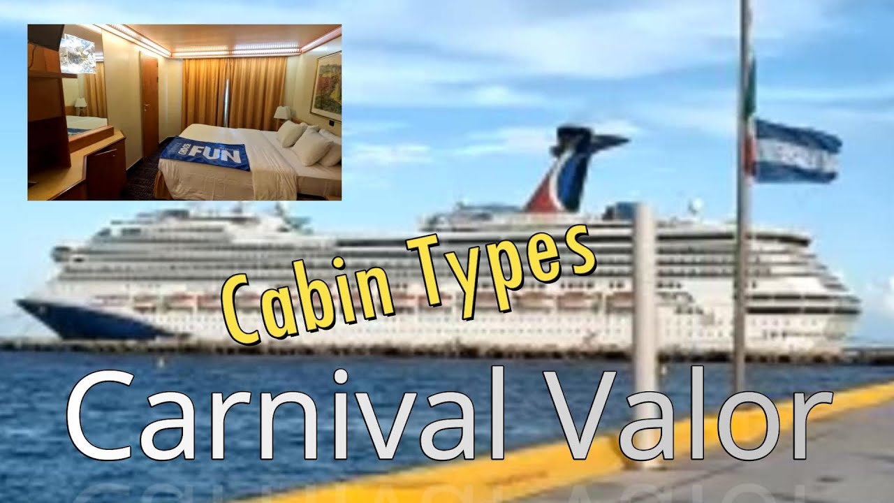 Carnival Valor - Cabin types