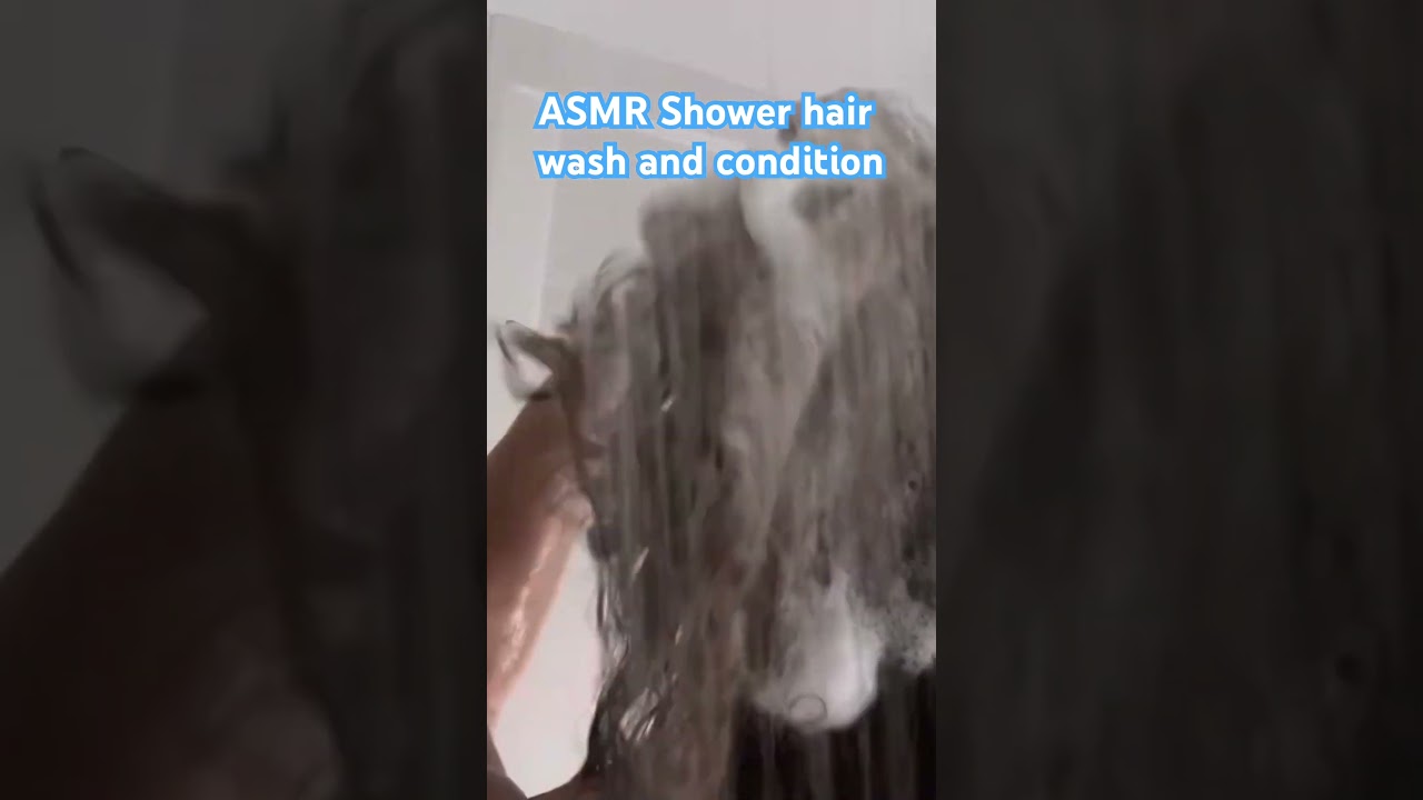 #asmrsounds #asmrhairwash #asmr #asmrhair #shower #shampoo #hair