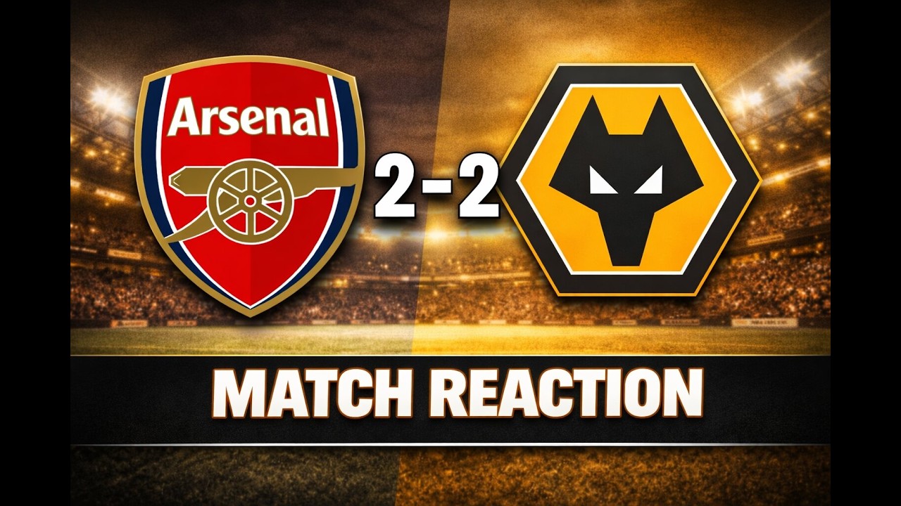 ARSENAL... LOCK IN | WOLVES 2-2 ARSENAL Match Reaction