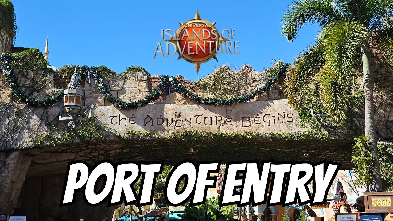 Imersive Port of Entry Tour [4K] - Universal's Islands of Adventure
