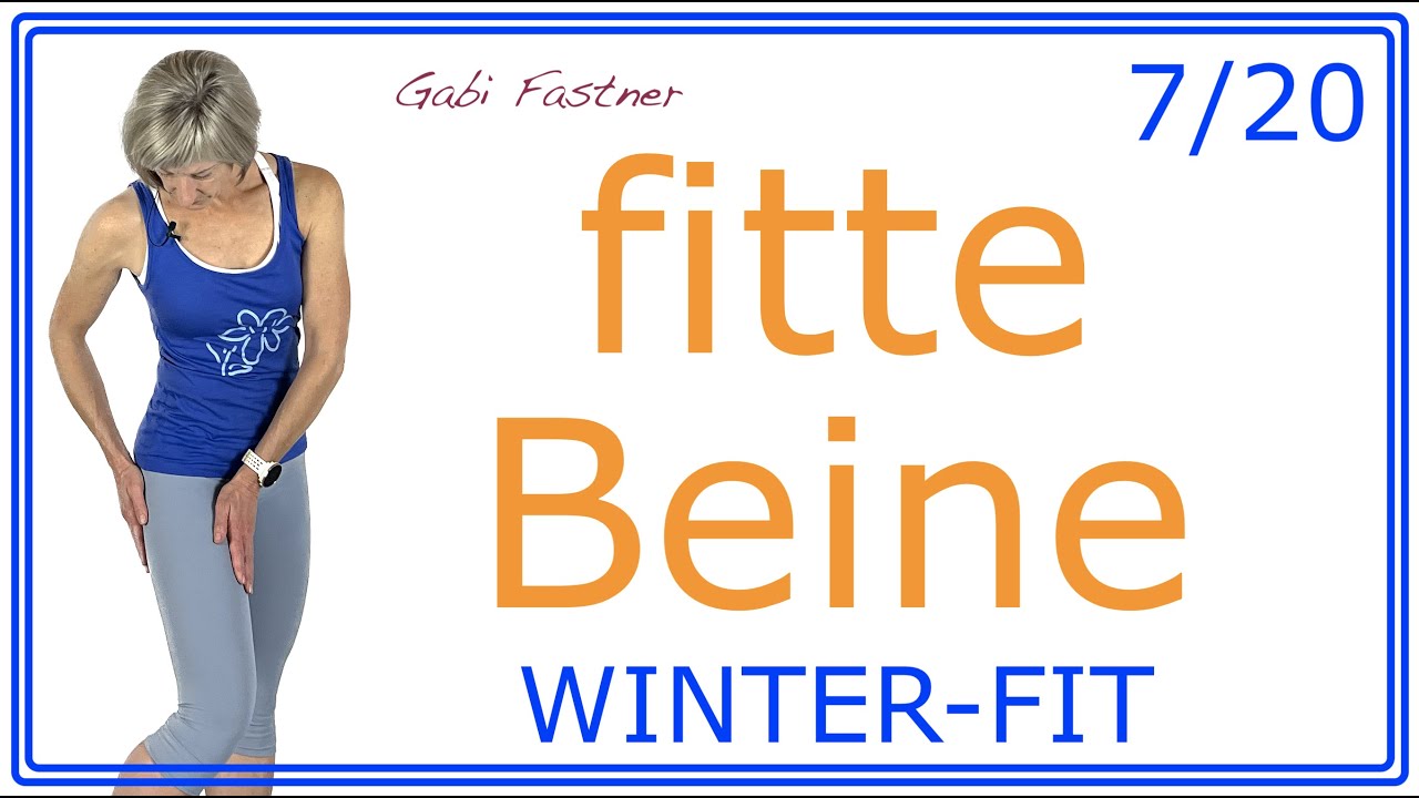 7/20⛷️35 min. für fitte und straffe Beine | ohne Geräte, für Fortgeschrittene.