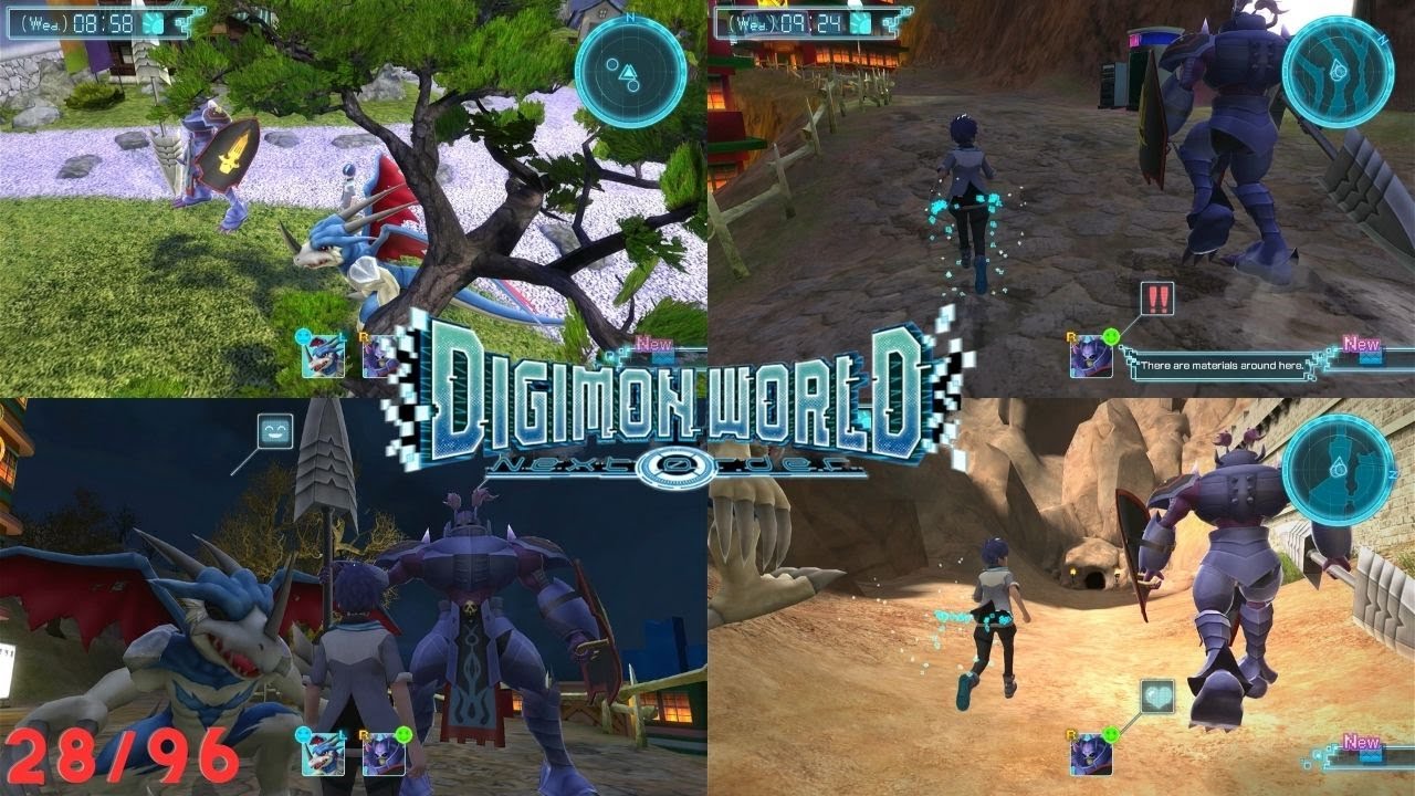Digimon World Next Order Recruitment Wizardmon and Garurumon Quest