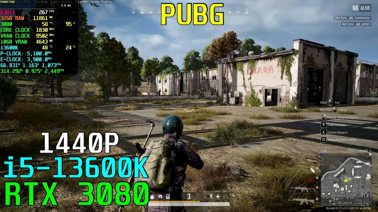 PUBG RTX 3080 & 13600K - Custom 1440P