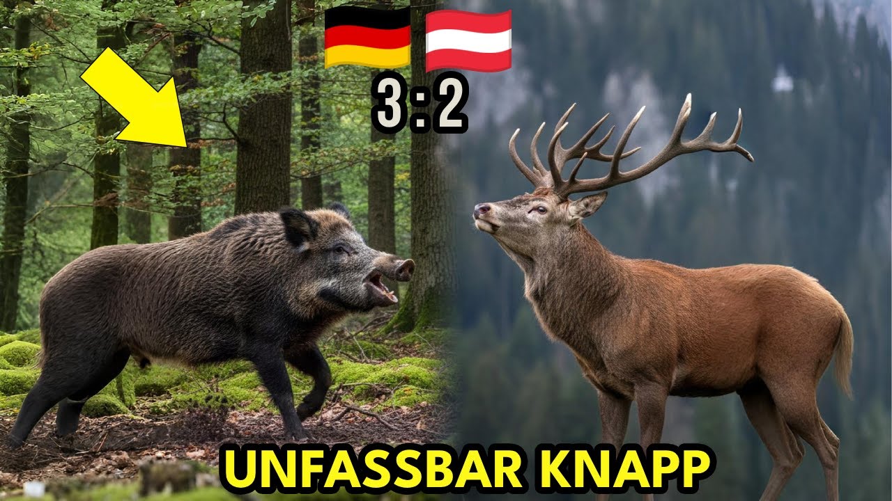 Deutschland vs. Österreich: 3:2 im Kampf der Tierwelt – aber anders, als du denkst