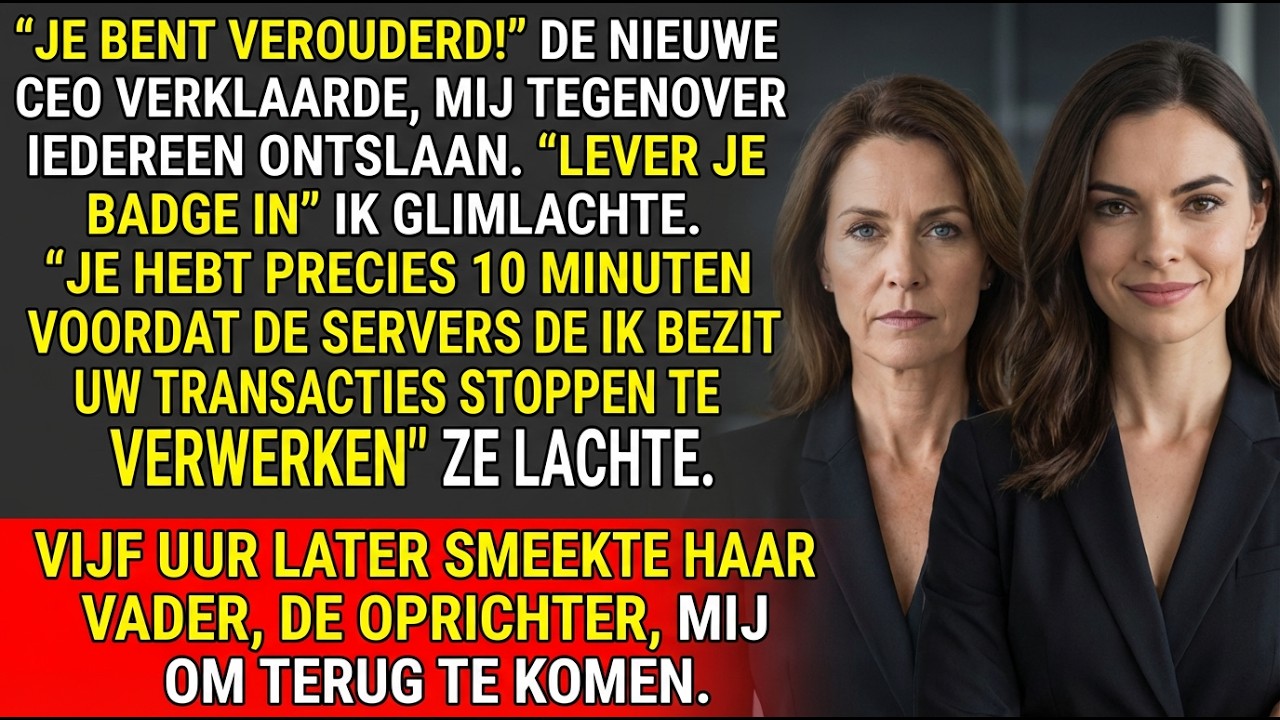 Ze noemden me “verouderd”—maar de servers waren van mij ♟️ | Bedrijfsrecht