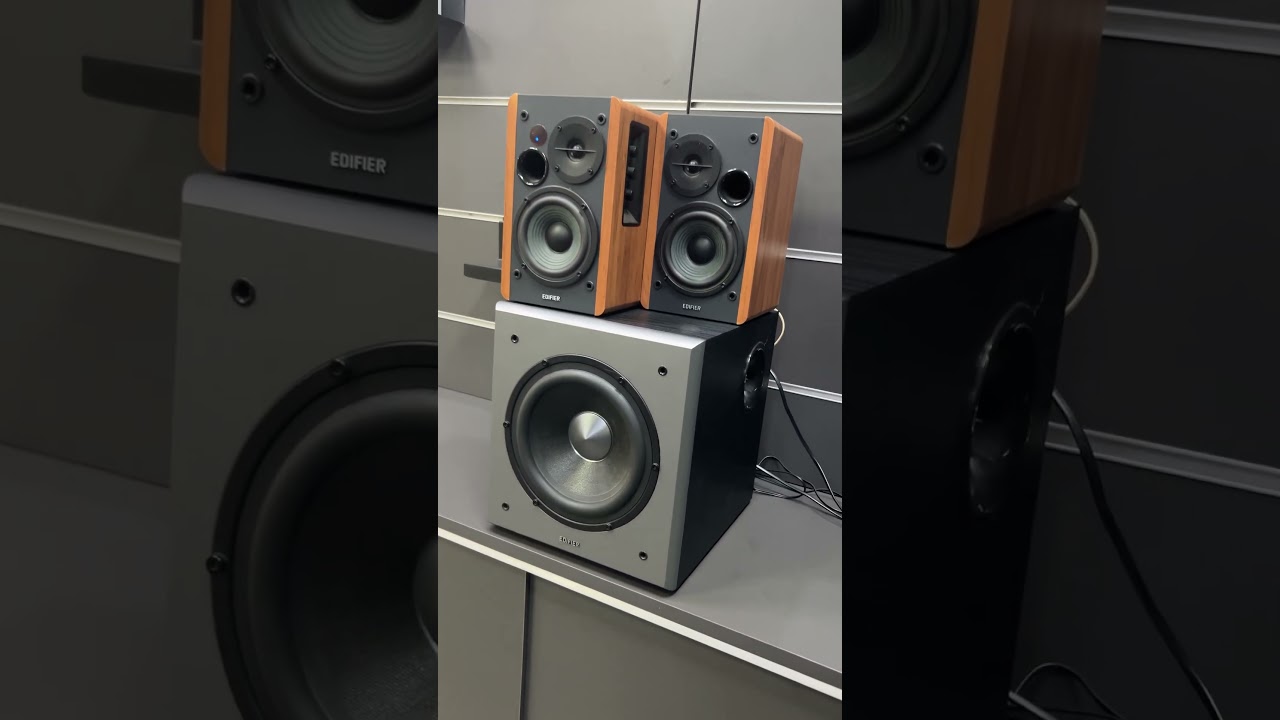 Edifier T5 Subwoofer 🔊 with Edifier 1280Dbs | #edifier #music #bookshelfspeaker #speaker #bass