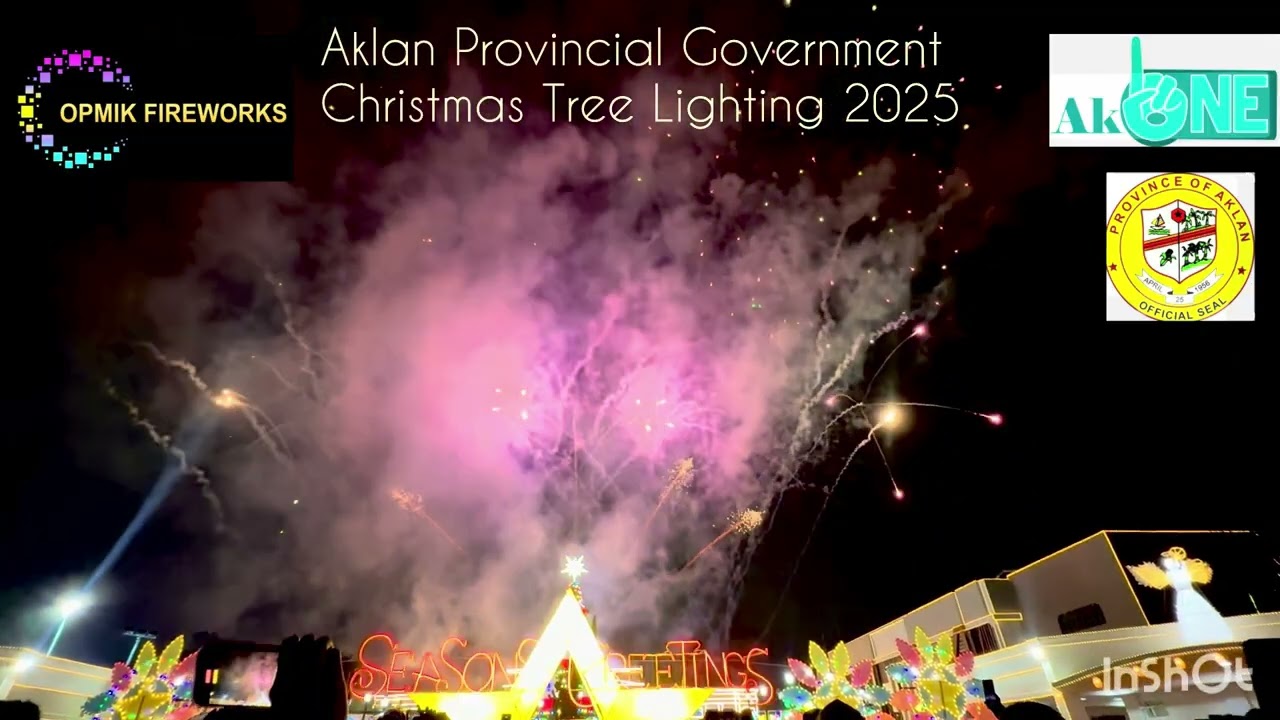 Aklan Provincial Government Christmas Tree Lighting 2025