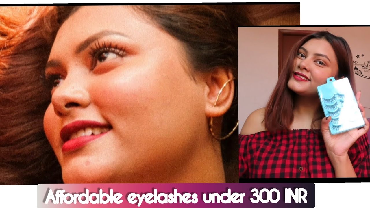 Affordable eyelashes under INR 300 in India |Aditi Deb|
