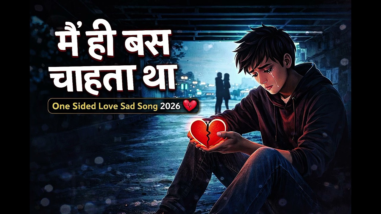 NewSad Song2026 मैं ही बस चाहता था 💔 | One Sided Love Sad Song 2026 | Heart Touching Breakup Song | 