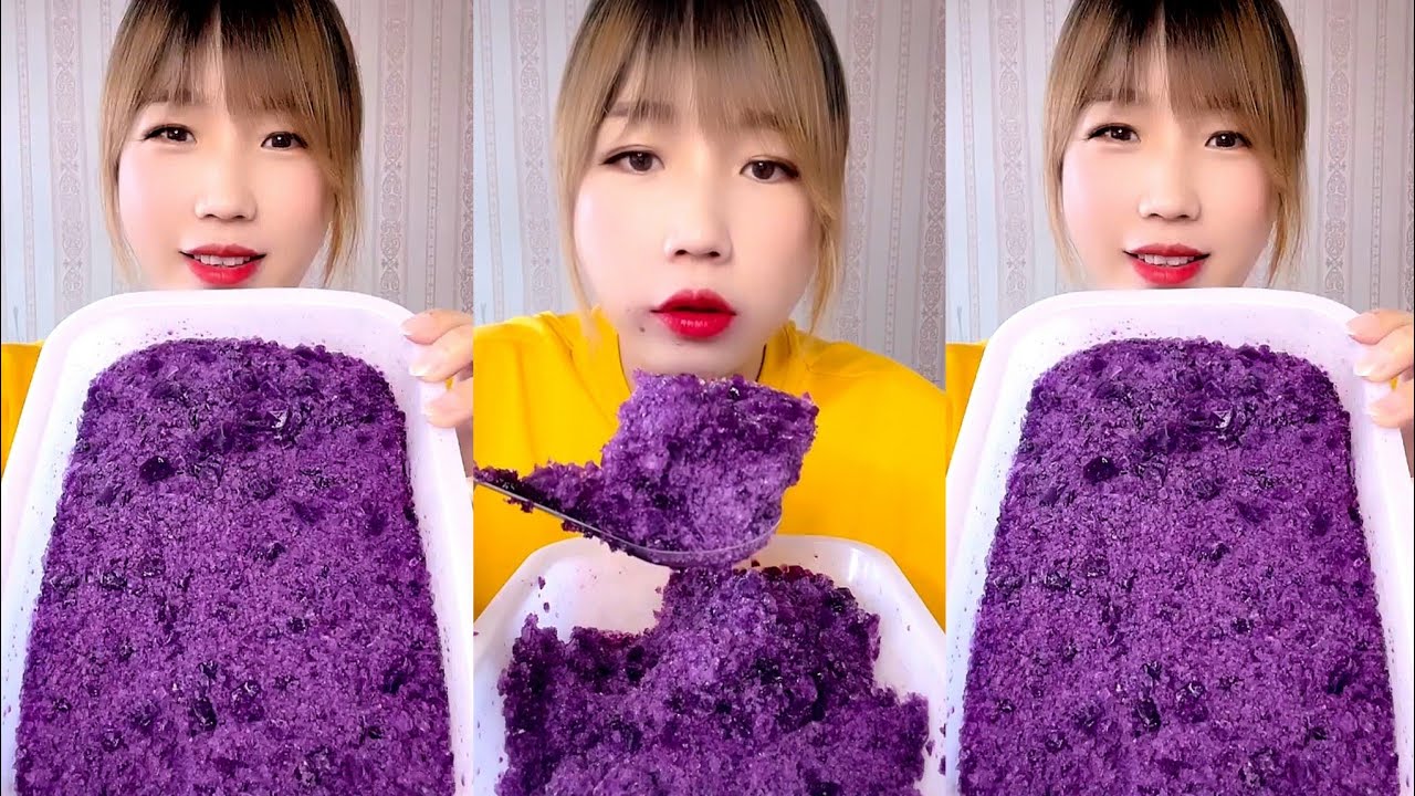 ASMR SHAVED ICE EATING / ICE EATING