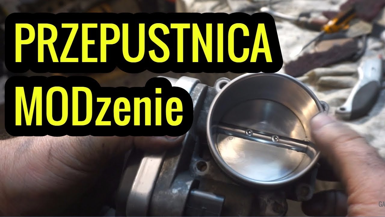 Przepustnica MOD - usuwanie krawędzi,polerka #Projekt POLEPSHATOR