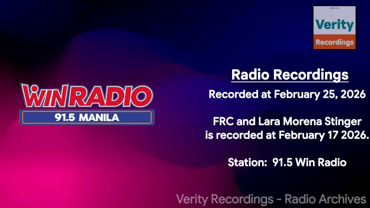 Radio Specials [STINGER]: FRC and Lara Morena Stinger [February 26, 2026]