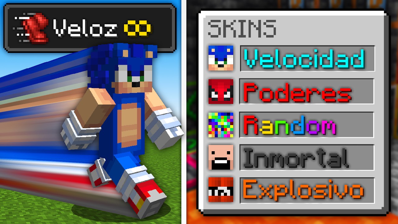MINECRAFT PERO TU SKIN = TU PODER...